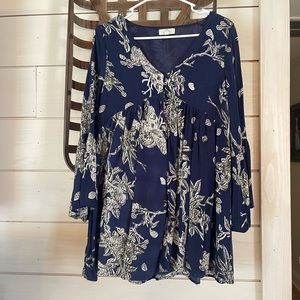 Boho beautiful!! Navy dress